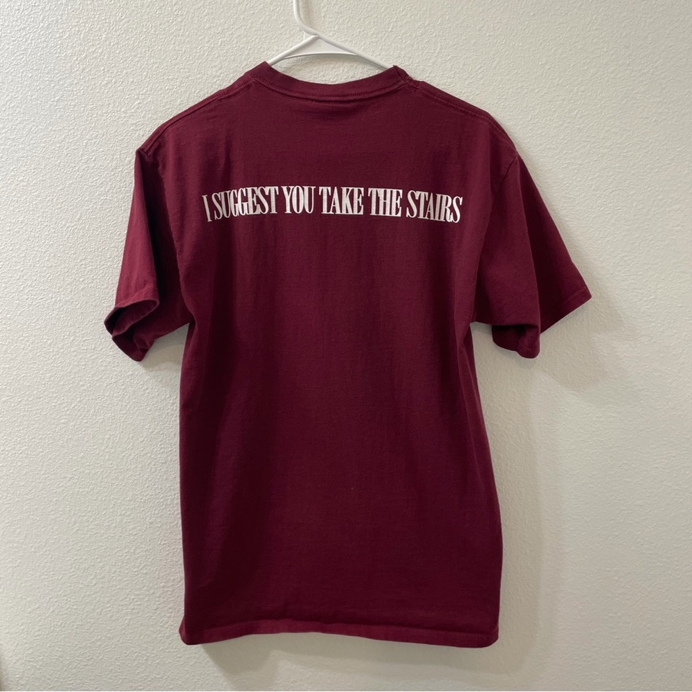 Disney the twilight zone tower of terror Mickey t shirt maroon vintage medium - Picture 6 of 6